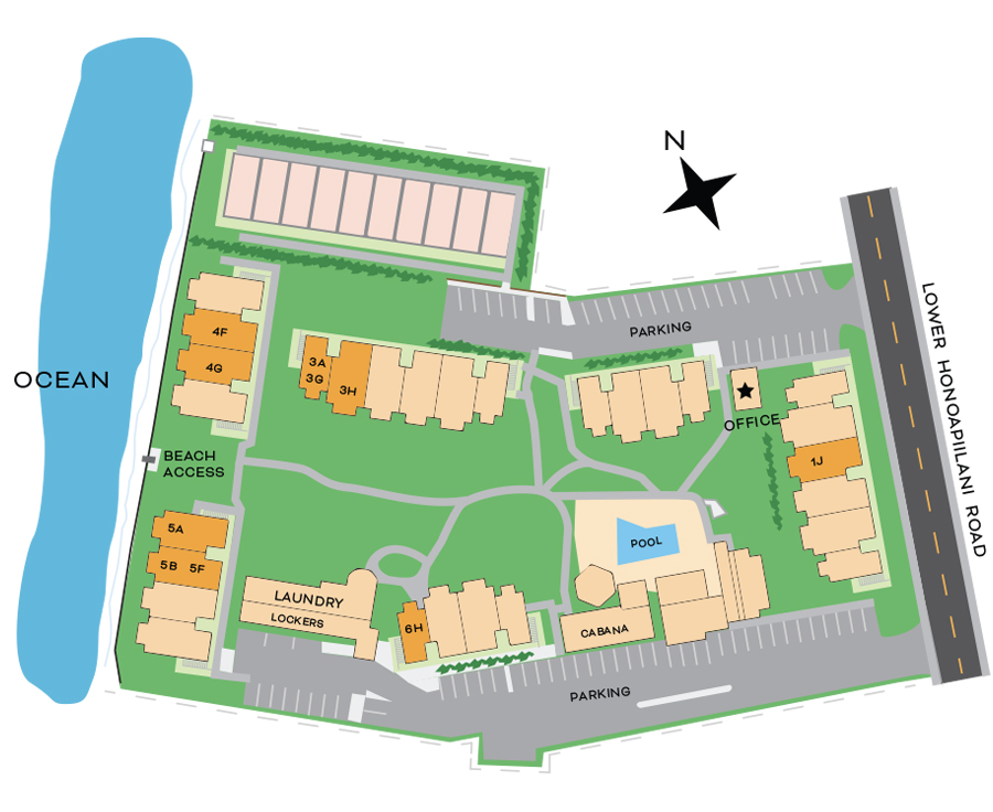 Maui Sands Property Map Maui Sands Property Map
